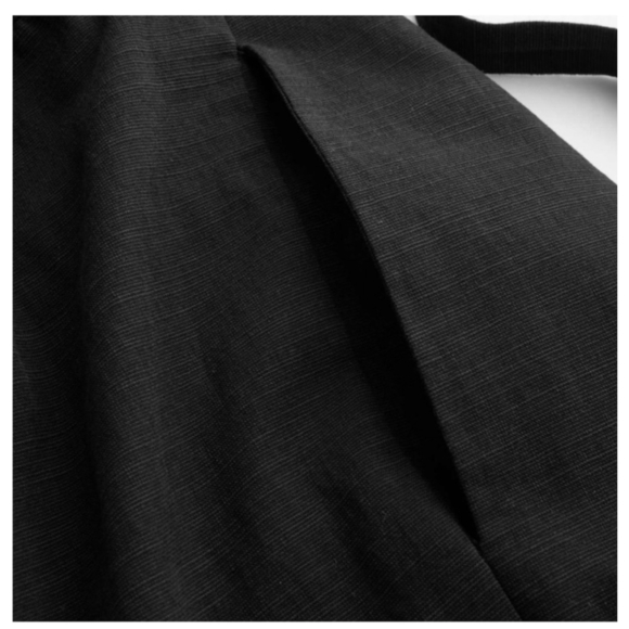 CIDER Black Wide Leg Crop Jumpsuit 0XL 12/14 Smocked Back Pockets - Picture 9 of 10